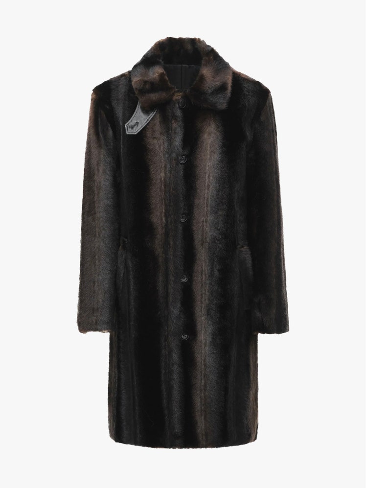 Image may contain Clothing Coat Fur and Overcoat