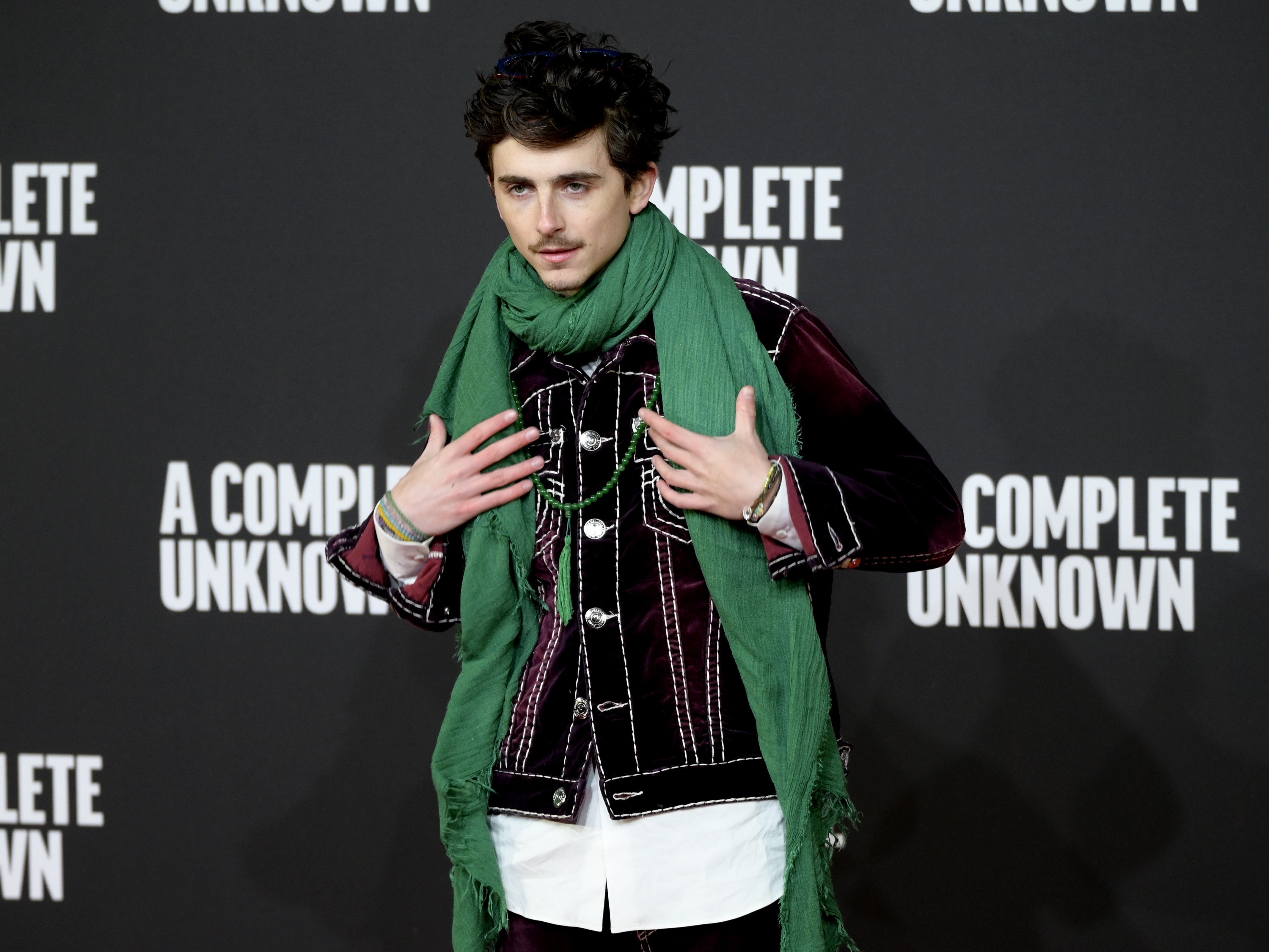 What’s Behind Timothée Chalamet’s New Scarf Obsession?