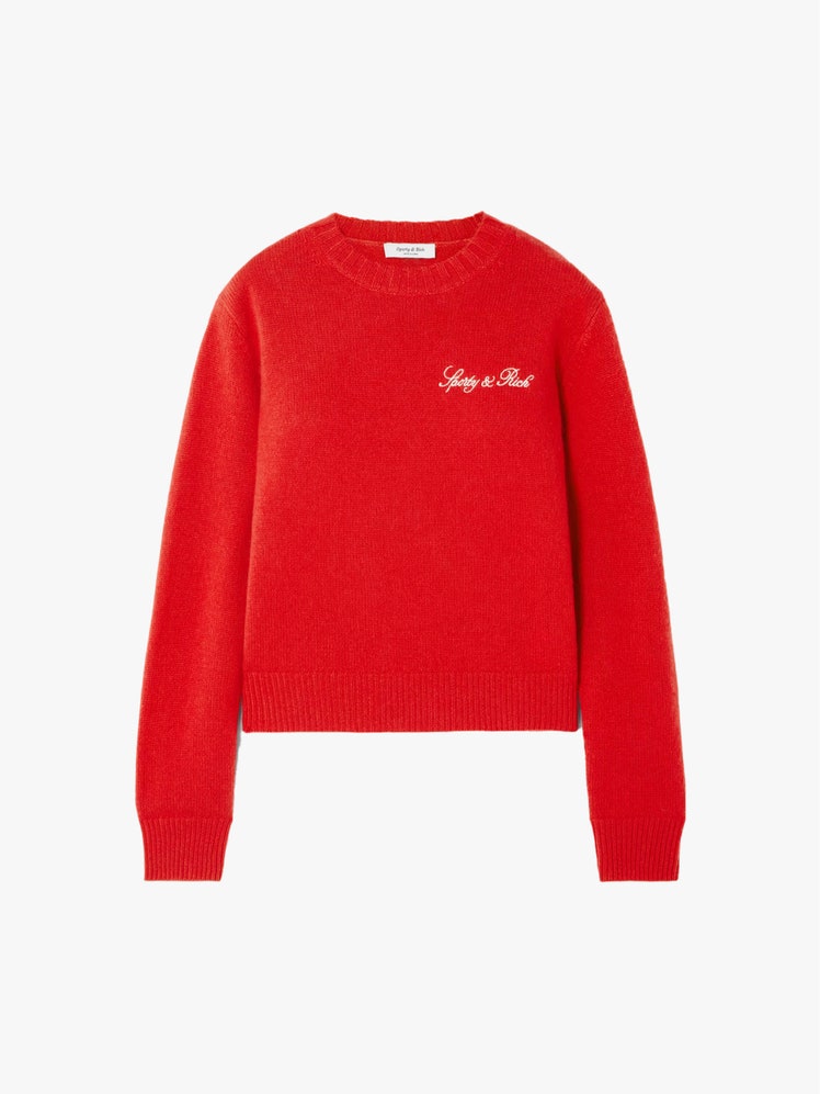 Image may contain Clothing Knitwear Sweater and Sweatshirt