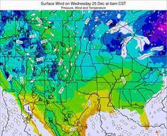 Kansas Temperature Map