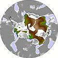 Antarctica cloud map