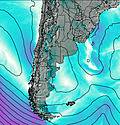 Argentina wind map