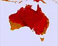 Australia temperature map