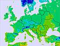 Croatia temperature map