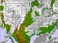 Kansas cloud map