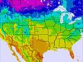 Kansas temperature map