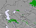 Uzbekistan rain and snow map