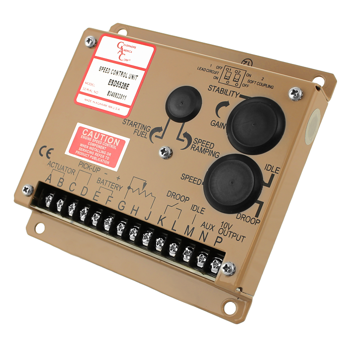 ESD5500E Series Isochronous, Variable Speed, Droop Governors