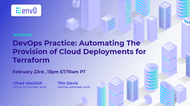 Automating Terraform and Infrastructure as Code with env0 | env0