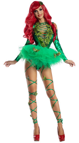 Poison Ivy Costume, Poison Ivey Halloween Costumes, Sexy Poison Ivy Costume