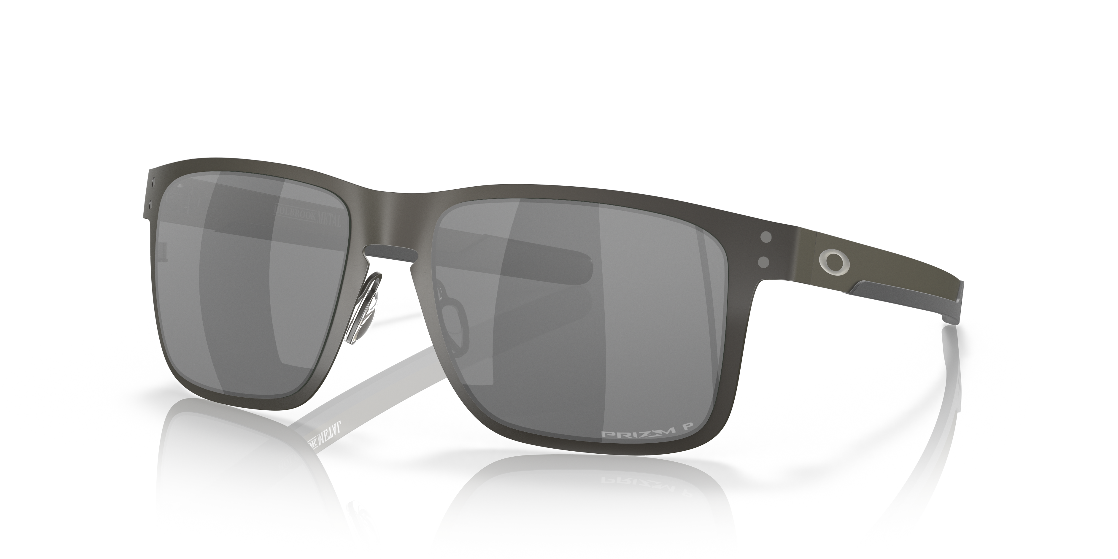 Holbrook™ Metal Prizm Black Polarized Lenses, Matte Gunmetal Frame  Sunglasses | Oakley® US