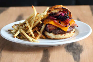 Burger at Chop Shop in Wicker Park