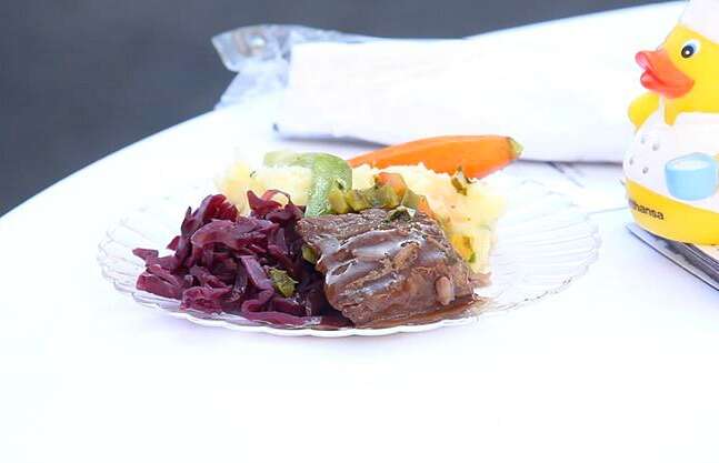 Soda pop braised short rib on Lufthansa