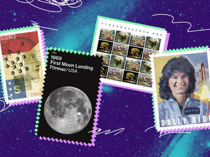 space stamps USPS