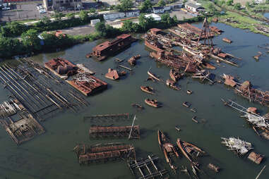 Staten Island Boat Graveyard