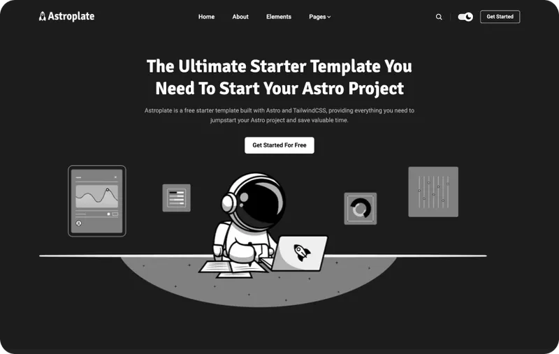 Astroplate theme by Zeon Studio