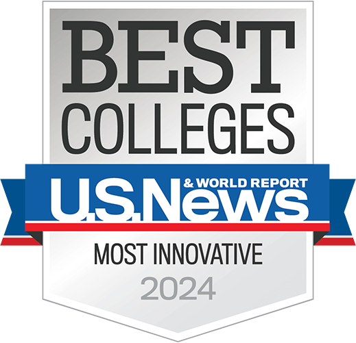 Most Innovative 2022 - Best Colleges U.S. News & World Report Badge