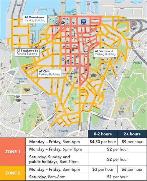 Auckland Hospital Parking Map