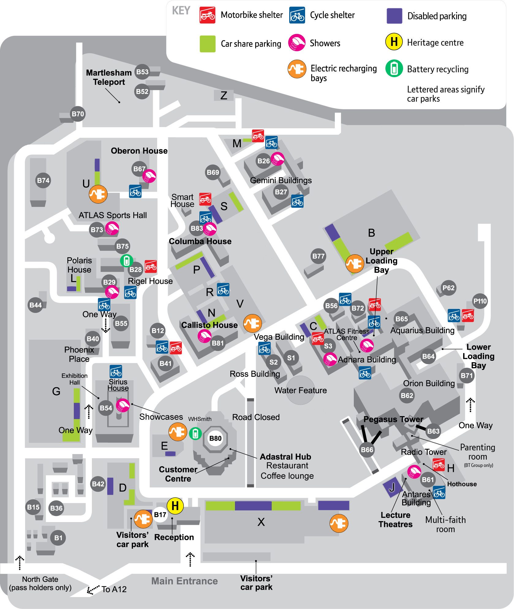 Adastral Park - Travelling to Adastral Park