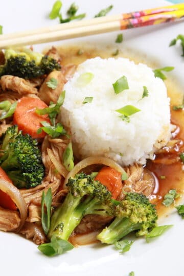 honey ginger stir-fry