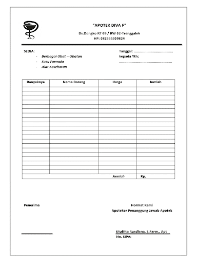 Ketahui Contoh Nota Apotek Dan Cara Pembuatannya Vmedis - Vrogue