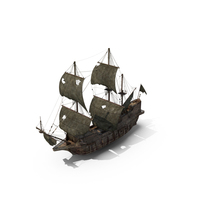 Damaged Pirate Ship PNG & PSD Images