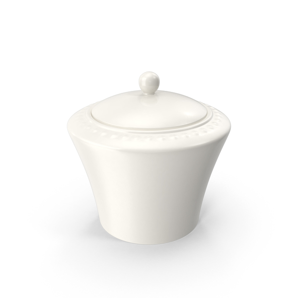 White Pearl Sugar Bowl PNG & PSD Images