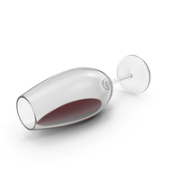 Spilled Port Glass PNG & PSD Images