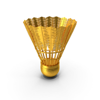 Shuttlecock Golden PNG & PSD Images