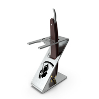 Shaving Folding Razor with Holder PNG & PSD Images