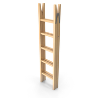 Wooden Folding Ladder 2 PNG & PSD Images