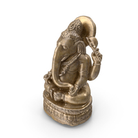 Ganesha Bronze Statue PNG & PSD Images