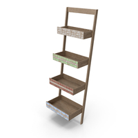 Ladder Bookcase PNG & PSD Images