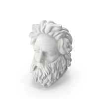 Poseidon Head Marble PNG & PSD Images