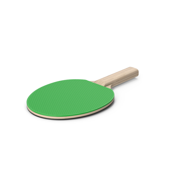 Ping Pong Paddle Green PNG & PSD Images