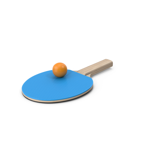 Ping Pong Paddle Blue PNG & PSD Images