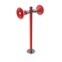 Megaphones On A Pole PNG & PSD Images