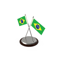 Brazil Desk Flag PNG & PSD Images