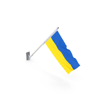 Ukraine Wall Flag PNG & PSD Images