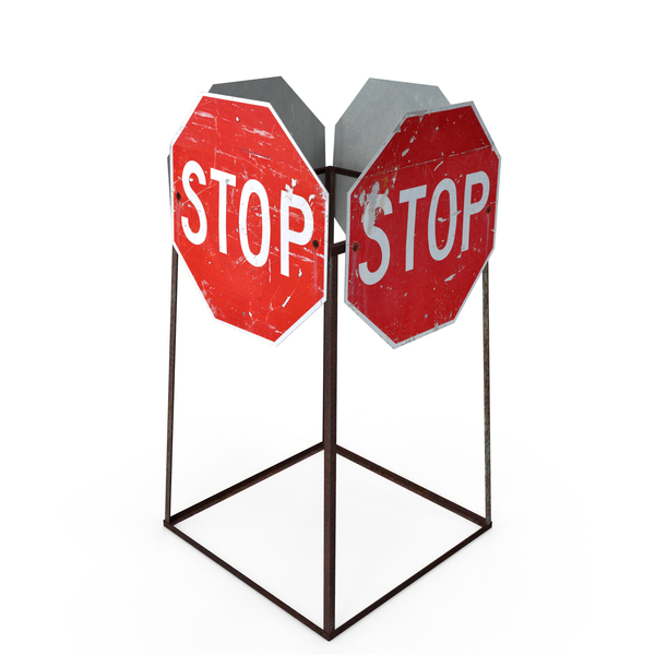 Quad Stop Sign PNG & PSD Images