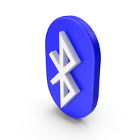 BLUETOOTH ICON BLUE PNG & PSD Images