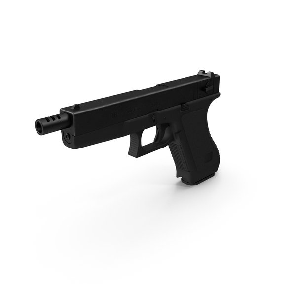 Semiautomatic Pistol PNG & PSD Images