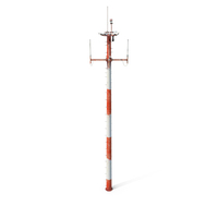 Dirty Airport Remote Radio Tower PNG & PSD Images