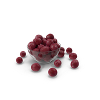 Red Plums In A Bowl PNG & PSD Images