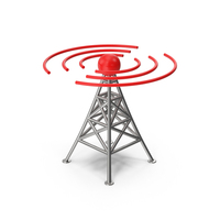 Cartoony Radio Tower PNG & PSD Images