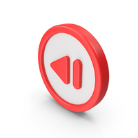 Icon Skip Step Back Button PNG & PSD Images