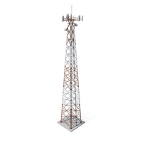 Cellular Communication Tower PNG & PSD Images