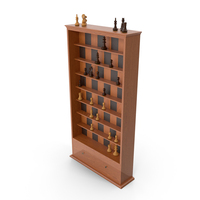 Straight Up Wooden Chess Board PNG & PSD Images