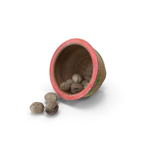 Pot With Walnuts PNG & PSD Images