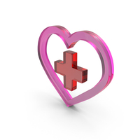 Plus Center Of Heart Medical Glass PNG & PSD Images